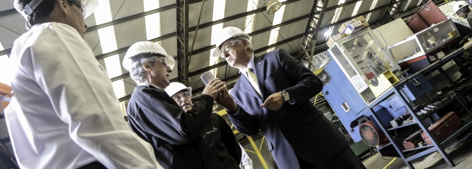 Minister of Finance visits Drillco
