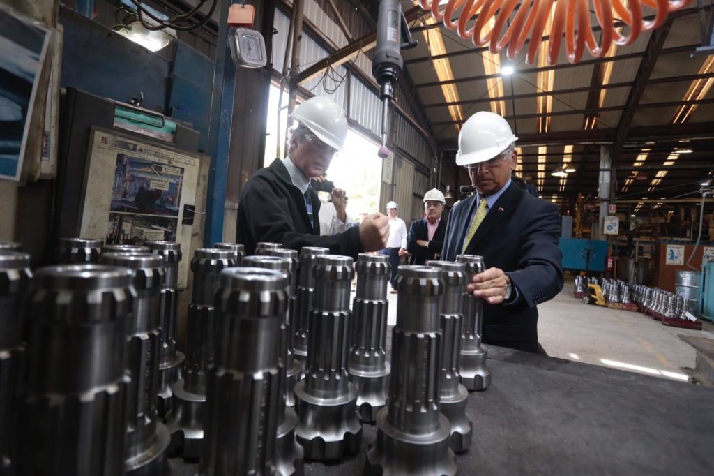 Minister of Finance visits Drillco